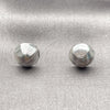 Arete Dormilona 02.100.0120.2 Rodio Laminado, Diamantado, Rodinado