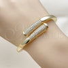 Aro Individual 07.413.0009.04 Oro Laminado, con Zirconia Cubica Blanca, Pulido, Tono Dorado (Grosor 18 MM, Talla 4 (2,25 de Diámetro))
