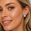 Arete Dormilona 02.452.0044 Rodio Laminado, Diseño de Nudo, con Perla Marfil, Pulido, Rodinado
