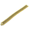 Pulsera Elegante 03.283.0498.07 Oro Laminado, con Zirconia Cubica Blanca, Pulido, Dorado