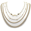 Gargantilla Elegante 04.437.0001.24 Acero Inoxidable, Diseño de Miami Cubana, Pulido, Dorado