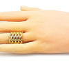 Anillo Elegante 01.196.0030 Oro Laminado, Pulido, Dorado
