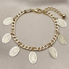Pulsera de Dije 03.331.0085.1.07 Oro Laminado, Diseño de Guadalupe y Figaro, Diseño de Guadalupe, Pulido, Dorado