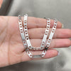 Collar y Pulso 04.113.0046.24 Acero Inoxidable, Diseño de Llave Griega, Diamantado, Acero