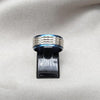 Anillo de Hombre 01.63.0656.09 Acero Inoxidable, Esmaltado Azul, Acero