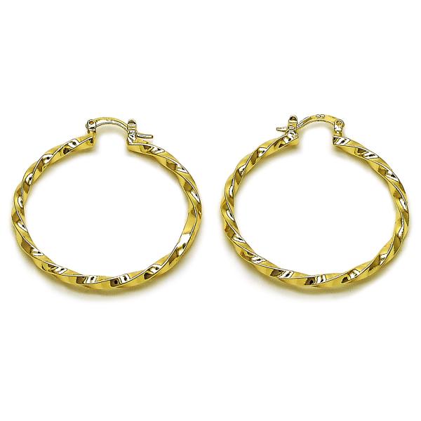 Argolla Mediana 02.170.0542.40 Oro Laminado, Pulido, Dorado