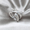 Anillo Elegante 01.401.0002 Plata Rodinada, Diseño de Chunky y Gota, Diseño de Chunky, Pulido, Plateado