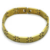 Pulsera Solida 03.114.0265.2.08 Acero Inoxidable, Pulido, Dorado
