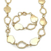 Collar y Pulso 06.429.0006 Oro Laminado, Pulido, Dorado