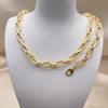 Collar y Pulso 06.415.0003 Oro Laminado, Pulido, Dorado