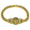 Pulsera Elegante 03.283.0499.07 Oro Laminado, Diseño de Guadalupe y Mariposa, Diseño de Guadalupe, Pulido, Dorado