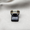 Anillo de Hombre 01.63.0696.08 Acero Inoxidable, Diseño de Duplo, Pulido, Tricolor