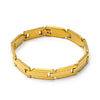 Pulsera Solida 03.63.1411.08 Acero Inoxidable, Pulido, Dorado