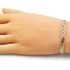 Pulsera Básica 5.222.024.07 Oro Laminado, Diseño de Mariner, Pulido, Dorado