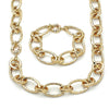 Collar y Pulso 06.429.0010 Oro Laminado, Pulido, Dorado