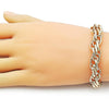 Pulsera Elegante 03.93.0021.08 Oro Laminado, Diamantado, Dorado