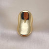 Anillo Elegante 01.213.0039 Oro Laminado, Diseño de Chunky, Pulido, Dorado