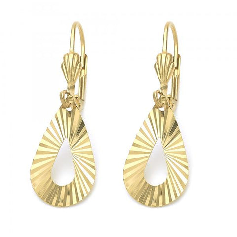 Arete Colgante 02.63.1009 Oro Laminado, Dorado