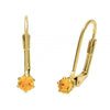 Arete Gancho Frances 5.128.106.1 Oro Laminado, con Zirconia Cubica Dorado, Pulido, Dorado
