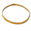 Gargantilla Básica 04.63.1165.16 Oro Laminado, Diseño de Herringbone, Pulido, Dorado