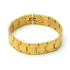 Pulsera Solida 03.63.1415.08 Acero Inoxidable, Pulido, Dorado