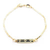 Pulsera con Placa 03.32.0256.06 Oro Laminado, Diseño de Corazon y Mariner, Diseño de Corazon, Pulido, Dorado
