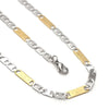 Collar y Pulso 04.113.0047.24 Acero Inoxidable, Diseño de Mariner, Diamantado, Dos Tonos