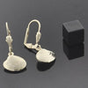 Arete Colgante 5.068.019 Oro Laminado, Diseño de Concha, Dorado