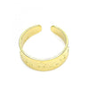 Anillo del Pie 01.117.0003 Oro Laminado, Diseño de Estrella, Diamantado, Dorado