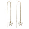 Arete Violador 5.122.014 Oro Laminado, Diseño de Mariposa, Dorado