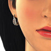 Argolla Pequeña 02.210.0298.1.15 Oro Laminado, con Zirconia Cubica Granate y Blanca, Pulido, Dorado