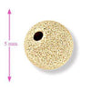 Bead 5.234.027.05.100 Oro Laminado, Mate, Dorado