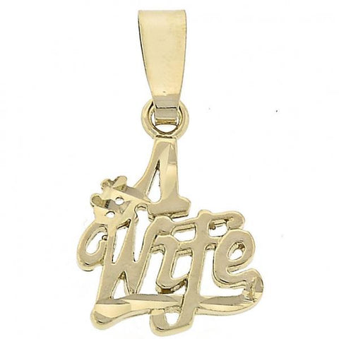 Dije Elegante 5.181.018 Oro Laminado, Pulido, Dorado