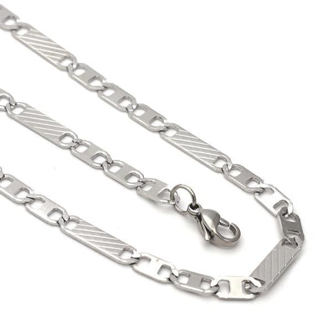 Collar y Pulso 04.113.0040.24 Acero Inoxidable, Diseño de Mariner, Diamantado, Acero