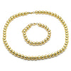 Collar y Pulso 06.341.0007 Oro Laminado, Diseño de Chunky, Pulido, Dorado