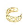 Anillo del Pie 01.376.0006 Oro Laminado, Diseño de Infinito, Pulido, Dorado
