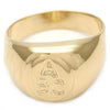 Anillo Elegante 01.32.0044.04 Oro Laminado, Pulido, Dorado