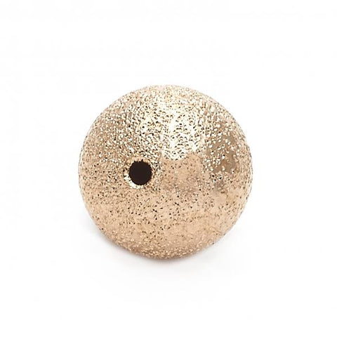 Bead 018745 Oro Laminado, Diseño de Bola, Pulido, Dorado