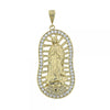 Dije Religioso 5.184.008 Oro Laminado, Diseño de Mano de Dios, con Zirconia Cubica , Dorado
