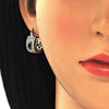 Argolla Pequeña 02.210.0302.2.20 Oro Laminado, con Zirconia Cubica Zafiro Azul y Blanca, Pulido, Dorado