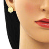 Arete Dormilona 02.331.0053 Oro Laminado, Pulido, Dorado