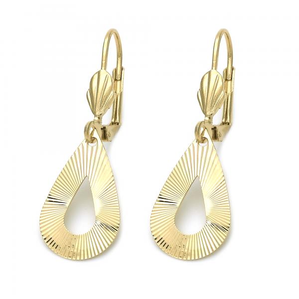 Arete Colgante 02.63.1129 Oro Laminado, Dorado