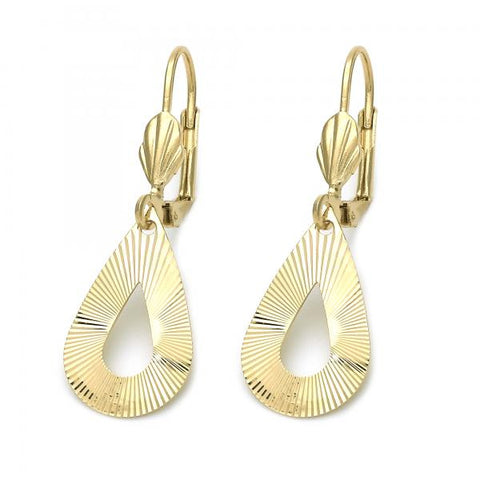 Arete Colgante 02.63.1129 Oro Laminado, Dorado