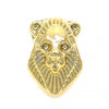 Dije Love Link 05.179.0004 Oro Laminado, Diseño de Osito, Dorado
