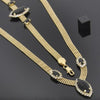 Collar y Pulso 5.013.002 Oro Laminado, con Zirconia Cubica , Dorado
