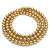 Bead 5.234.028.10.100 Oro Laminado, Diseño de Bola, Pulido, Dorado
