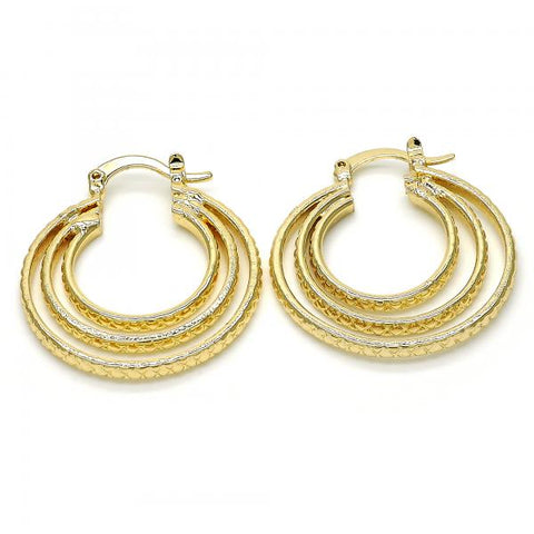 Argolla Mediana 02.261.0019.30 Oro Laminado, Pulido, Dorado