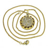 Collares con Dije 04.358.0016.20 Oro Laminado, Pulido, Dorado
