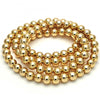 Bead 5.234.028.12.100 Oro Laminado, Diseño de Bola, Pulido, Dorado