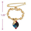 Broche Religioso 5.039.020 Oro Laminado, con Perla , Dorado